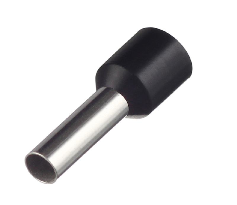 Наконечник-гильза E2508 для провода D 2.5 L-8 mm (черный)