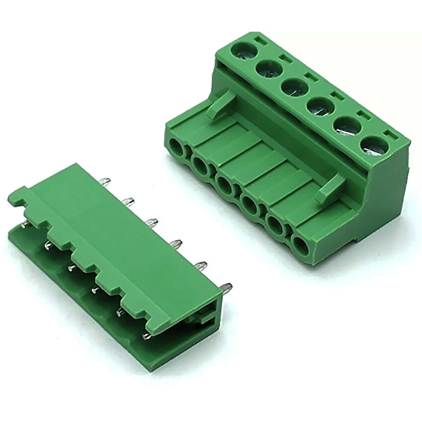 Клемная колодка 2EDG, 6pin (мама-папа), 180°