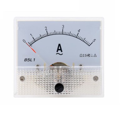 Аналоговый амперметр 85L1, АС 0-5А, 63.7х56.2мм