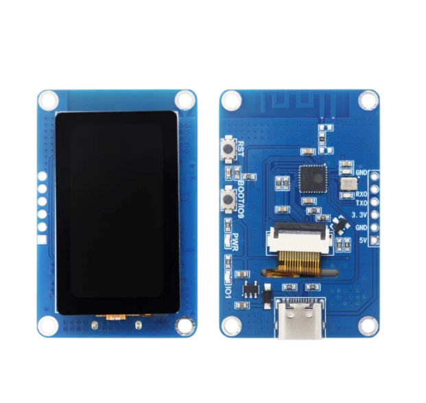 Плата ESP32-C3 с сенсорным TFT дисплеем 1.47"