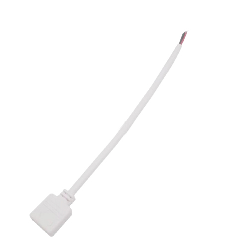 Коннектор мама для светодиодной RGB ленты на проводе 15 см (белый)