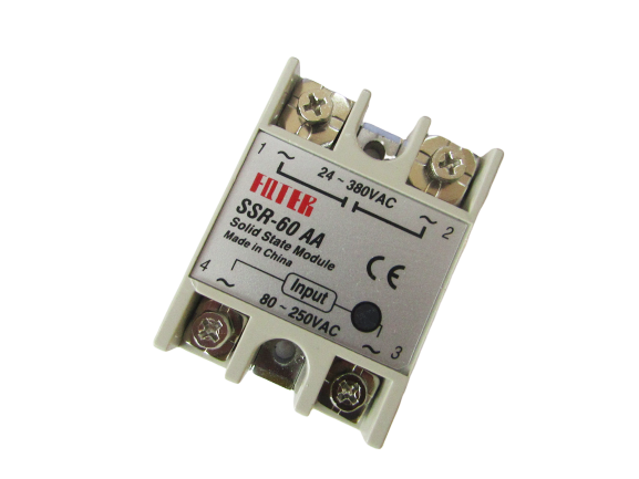 Однофазное твердотельное реле SSR-60AA (AC-AC)