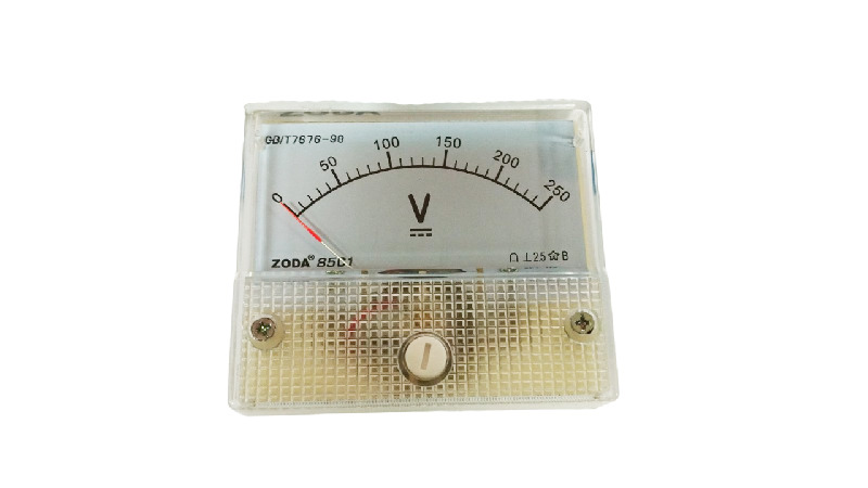Аналоговый вольтметр 85C1, DC 0-250V, 63х55мм