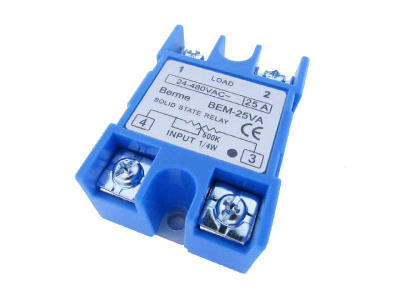 Однофазное твердотельное реле Berme SSR-25VA 