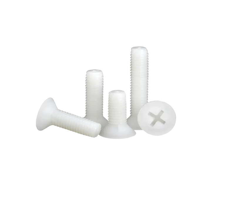 Винт нейлоновый с потайной головкой M2 - 12mm