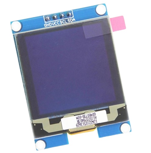 Дисплей OLED 1.5" 128×128 белый на SSD1327 (I2C)