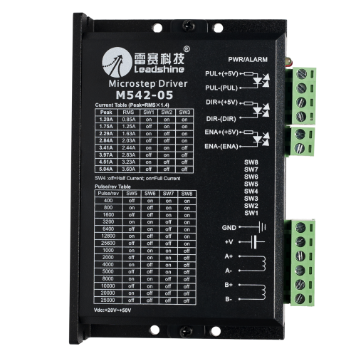 Драйвер шагового двигателя M542-05, 5.04А, 20-50V 