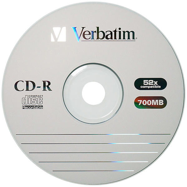 Диск Verbatim CD-R 700Mb (за штуку)