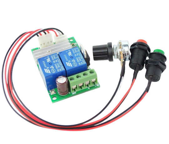 ШИМ регулятор скорости двигателя  DC 6V-24V 3А