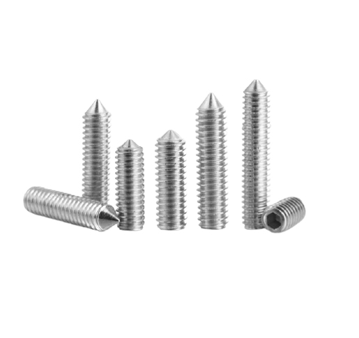 Винт установочный с внутренним шестигранником и острым концом M2.5 - 6mm (нержавейка 304)