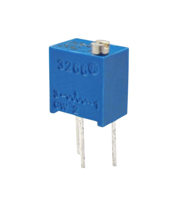 Потенциометр подстроечный многооборотный 3266W-102 (1 KOm)