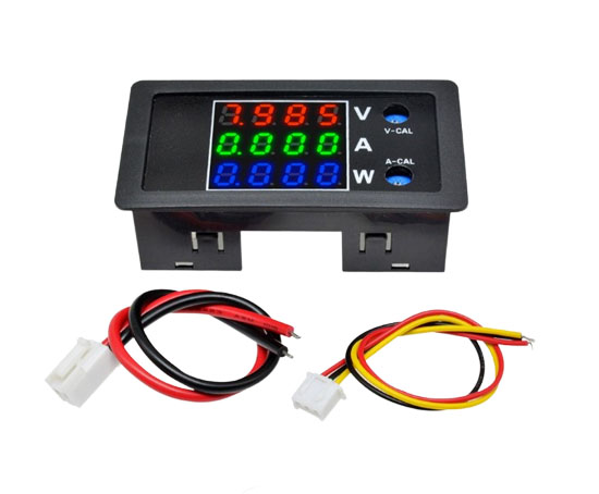 Универсальный измеритель с LED дисплеем (100В, 10А, 1000Вт)
