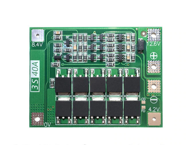 Плата контроля заряда разряда BMS 3S, 40A , 12.6V