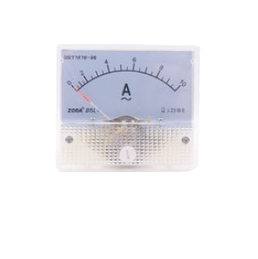 Аналоговый амперметр 85L1, AC 0-10А, 63.7х56.2мм