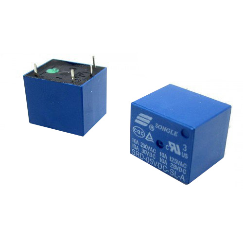 Электромагнитное реле SRD-05VDC-SL-A , 10A,250VAC