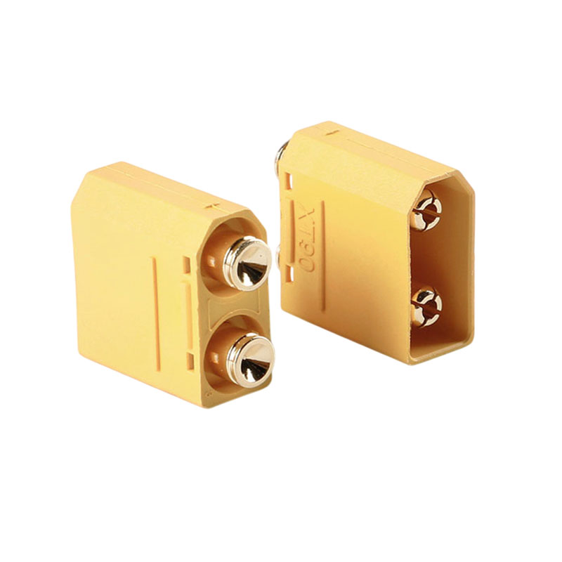 Разъем XT-60 2pin на плату, 60А папа