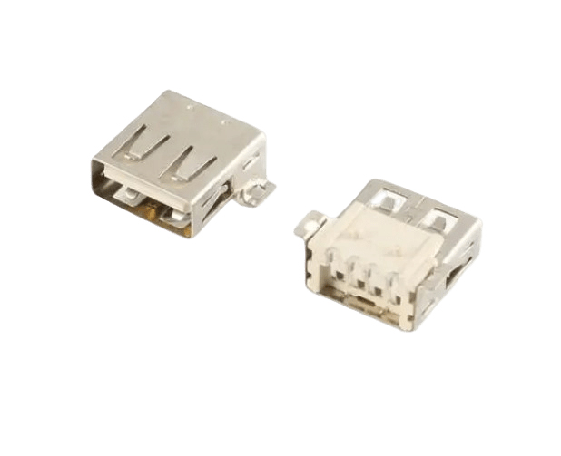 Гнездо USB 2.0 180° на плату (AF13.6)