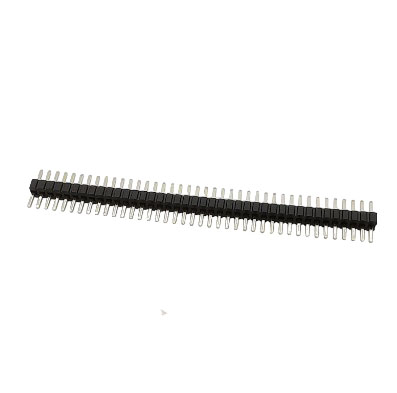 Однорядная линейка 1*40 pin, папа, 1.27 мм,чёрная