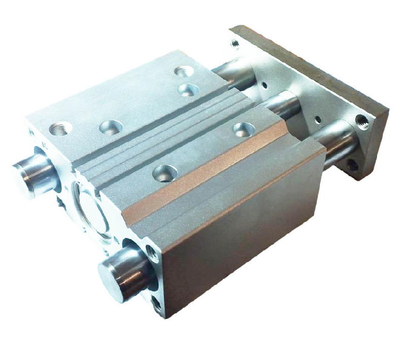 Пневмоцилиндр с направляющими TCM32X75-S, D=32, ход 75, G1/8