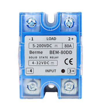 Однофазное твердотельное реле Berme SSR-80DD (DC-DC)