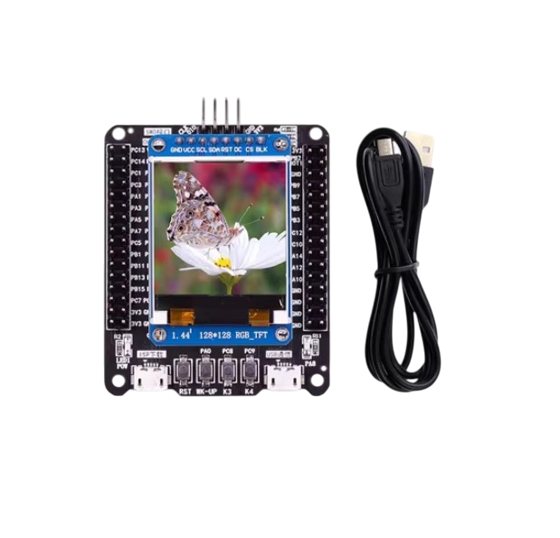 Плата разработчика на STM32F103RCT6 + TFT-дисплей 1.44"