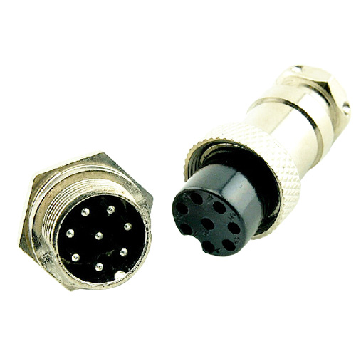 Авиационный разъём GX16, 8PIN, d=16mm