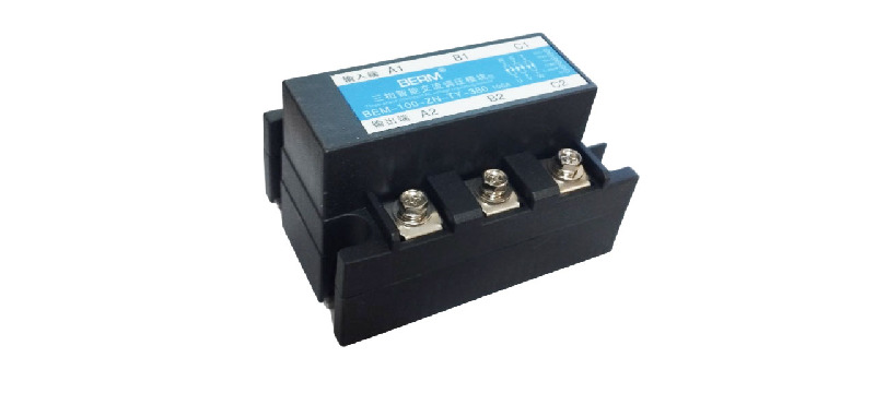 Трехфазное твердотельное реле Berme BEM-100-ZN-TY-380 (AC-AC) с интеллектуальным управлением