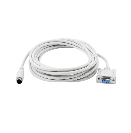 Кабель для подключения ПЛК DVP (Mini Din 8 pin - мама DB9(COM)) 3 метра