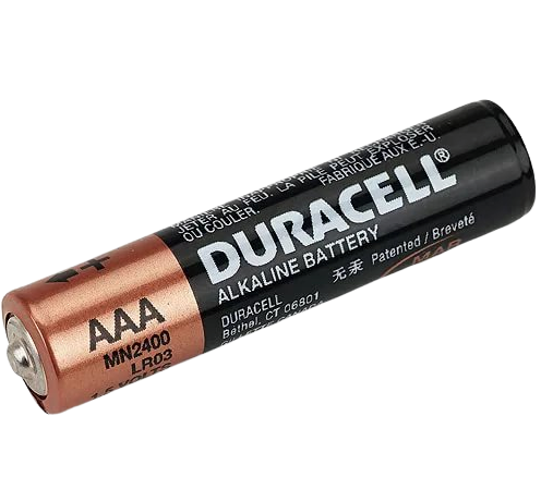 Батарейка DURACELL, AAA LR03, 1.5V (цена за 1 штуку)