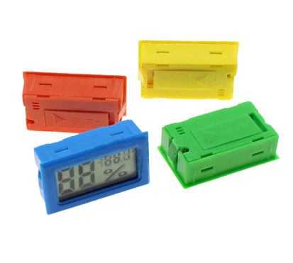 Цифровой гигрометр + термометр -50~+70°С (разные цвета)
