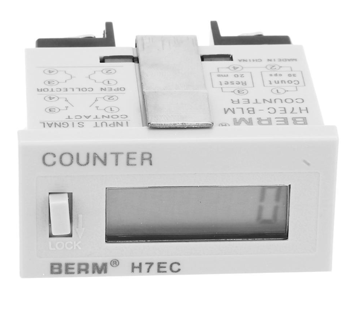 Счётчик цифровой BERM H7EC-BLM (сухой контакт)