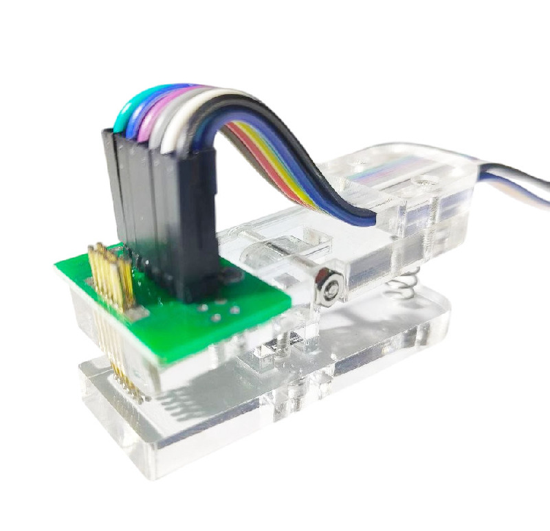 Тестовый зажим для программирования (2 х 6-pin, шаг 1,27 мм) Test clip