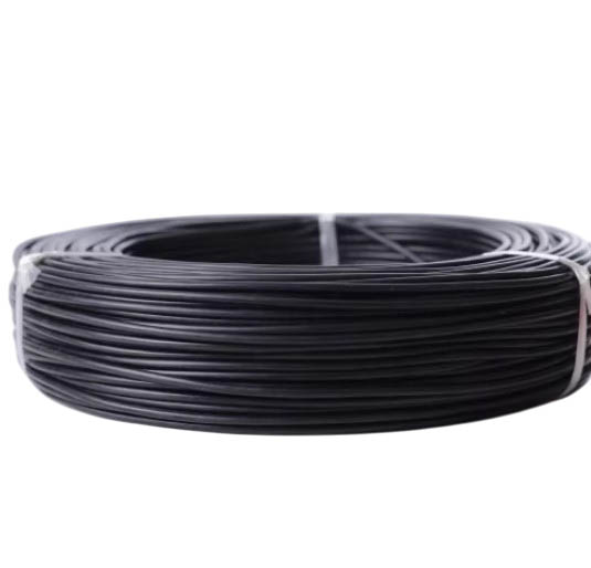 Провод тефлоновый AF200 (FF46-1) высокотемпературный, черный (-65С до +200С) 0.5 мм²