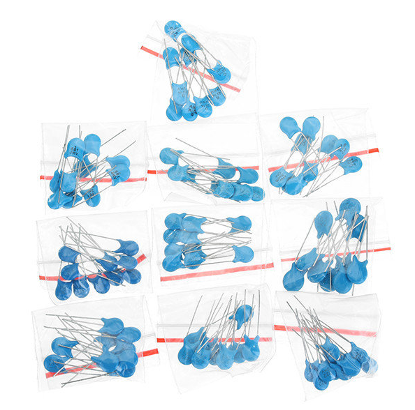 Набор керамических конденсаторов 2KV 102K-681K 100шт