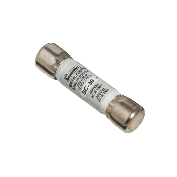 Предохранитель керамический SC-30, 30 Ампер AC 480 Вольт (10*42 мм)