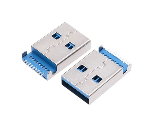 Штекер USB 3.0 180° на плату