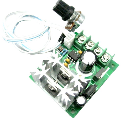 ШИМ регулятор DC 6-30V, 10 А  (с выносным регулятором)