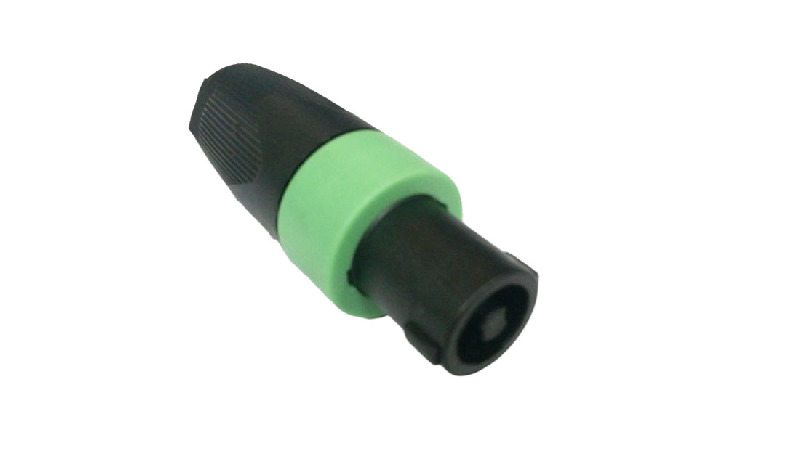 Штекер SPEAKON 4 pin на провод (зеленый)