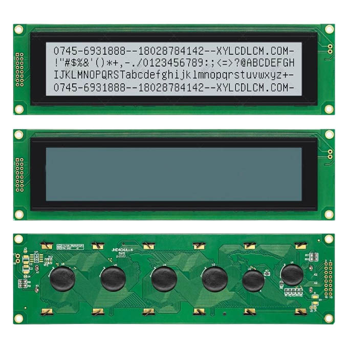 LCD дисплей 4004А символьный с белой подсветкой (5 Вольт)