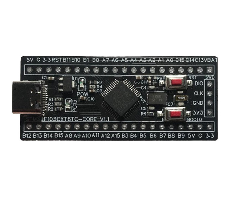 Плата разработчика на STM32F103C6T6A (Type-C)