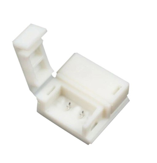 Соединитель-зажим для закрытой одноцветной ленты 10 мм