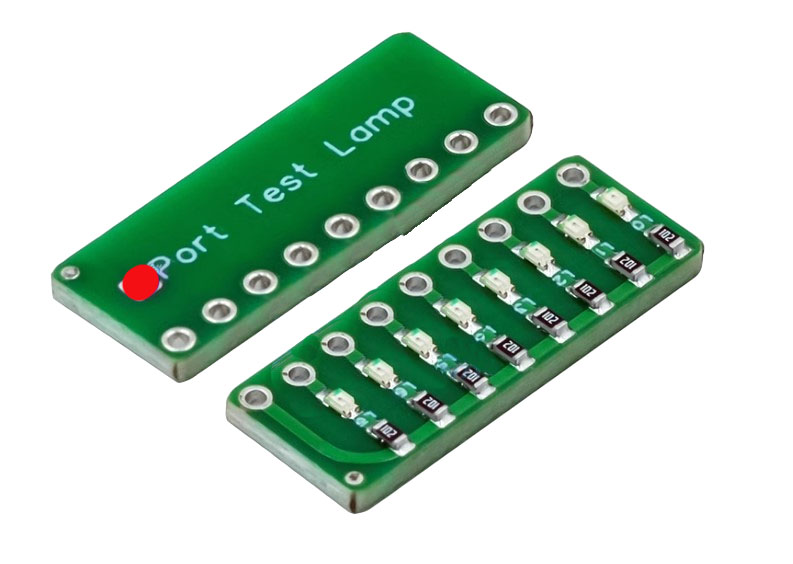 Светодиодный индикатор 8 LED, красный (Port Test Lamp)