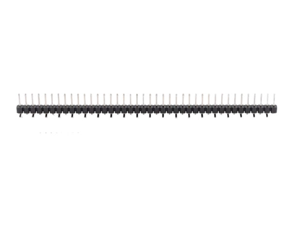 Однорядная линейка SMD 1*40 pin папа, 2,54 мм, черный