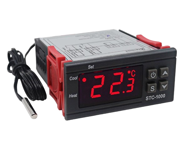 Цифровой терморегулятор STC-1000 220V с датчиком