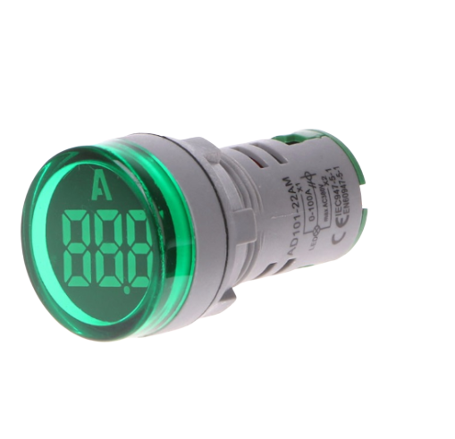 Амперметр AD101-22AM 100 Ампер,зеленый