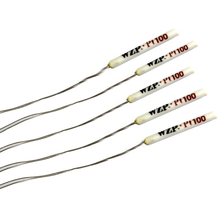 Термометр сопротивления в керамической колбе WZP-PT100 4*30 мм,(-200~500°C) 0,3 метра