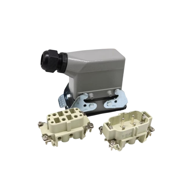 Разъем промышленный HDC-HSB-004-1-PG16 (мама-папа)