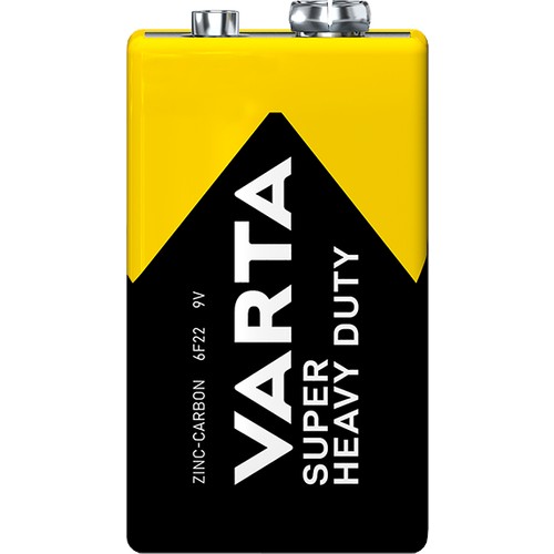 Батарейка крона VARTA Super heavy duty, 6F22 9v