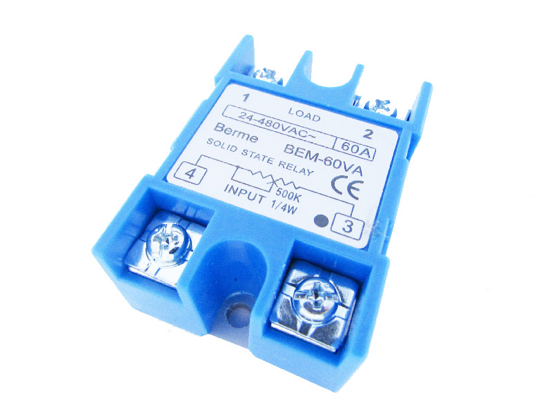 Однофазное твердотельное реле Berme SSR-60VA 