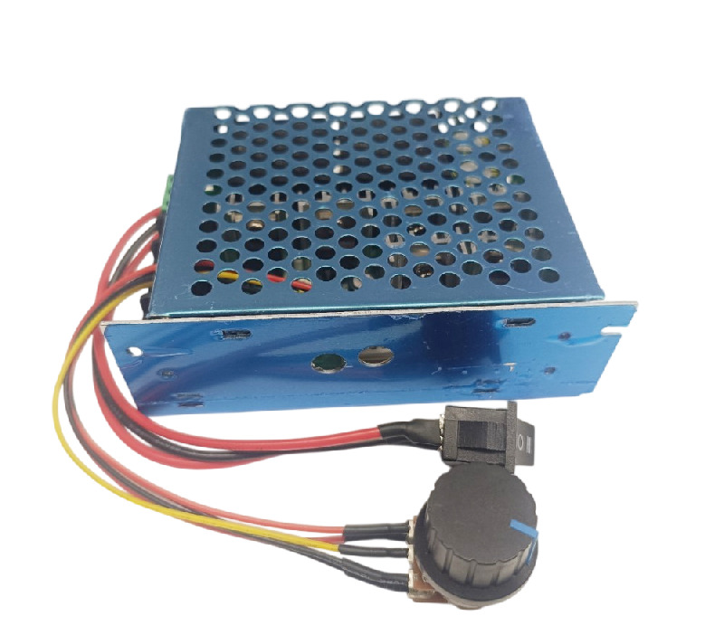ШИМ регулятор скорости двигателя с реверсом DC 10V-50V 40А в корпусе